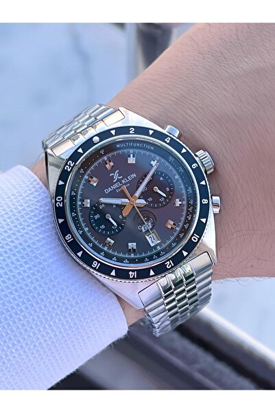 Daniel Klein Men's Wrist Watch Fg.13994.2 with Inner Functions Active 30 Mt Water Resistant 2 Year Warranty