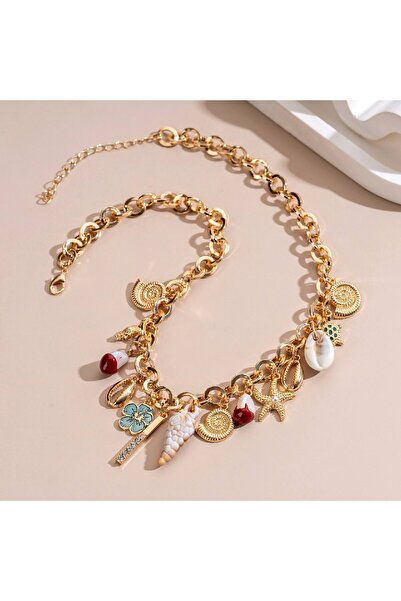 çelik takı design سلسلة صدفية مضادة للحساسية ومضادة للحساسية من الفولاذ باللو...