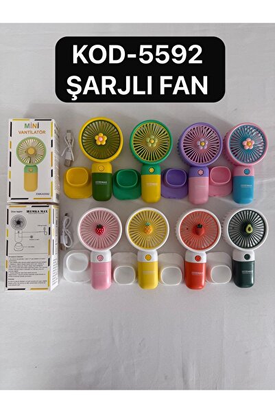 bestwork Masaüstü El Fanı Sevimli Meyve Tasarımlı