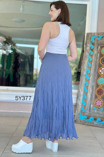 İnce Topuk Lined Chiffon Skirt 5Y377