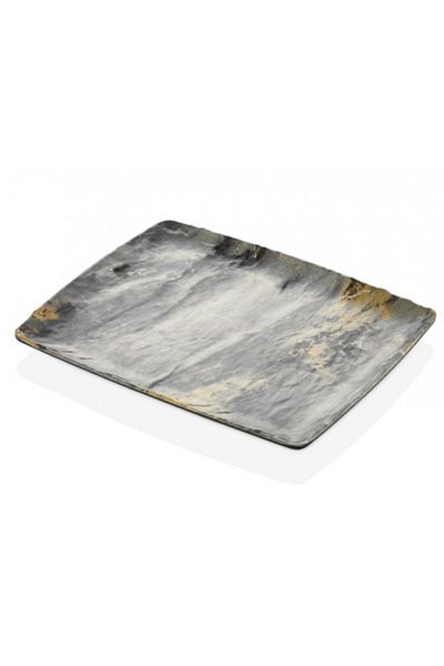 Raki RAKI Polari Marble G/N 1/2 melamine plate 53x26.5cm