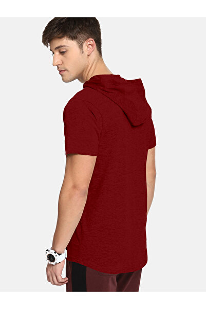 COLOR HUNT 100% Cotton Men's Trendy Half Sleeve T Shirt with Hoodie