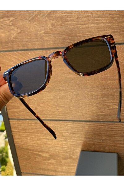 Merand Unisex Brown Leopard Pattern Vintage Sunglasses – Uv400 Filtered