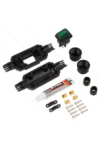 Powermaster Pm-26935 Waterproof Black Cable Switch 4 Pin