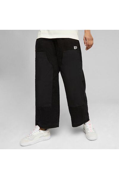 Puma Womens DOWNTOWN Corduroy Pants - Black