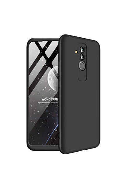 BLACK Θήκη πλήρους κάλυψης 360° συμβατή με Huawei Mate 20 Lite, κατασκευασμέν...