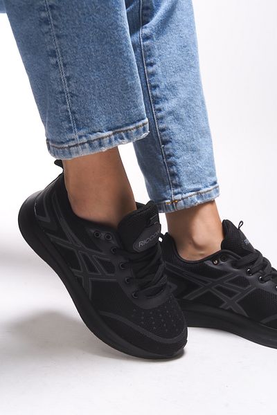 Riccon Graryll Unisex Sneaker 001218 Black Smoked