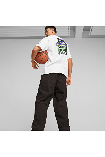 Puma Mens MELO x TOXIC Basketball Dime Pants - Black