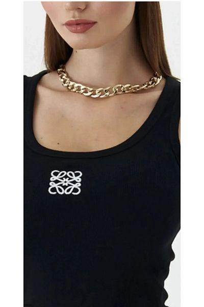 My Blog Black Embroidery Tank Top