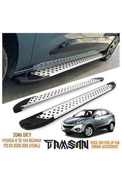 TAMSAN HYUNDAI IX 35 SOMA MODEL YAN BASAMAK GRİ 173 CM 2009-2015 UYUMLU