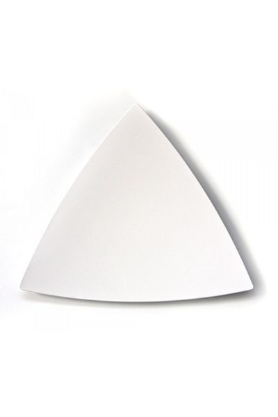 Raki RAKI triangle melamine platter 47.5x47.5x1cm white