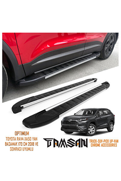TOYOTA RAV4 XA50 OPTIMUM MODEL YAN BASAMAK GRİ 173 CM 2018 VE SONRASI UYUMLU