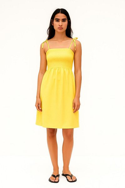 HAKKE Gipe Detailed Strap Dress