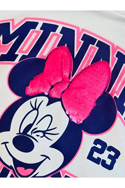 UNICORN Okulda-Kreşte Rahat Pul Payet Detaylı Kız Çocuk Tayt-Tişört Takım