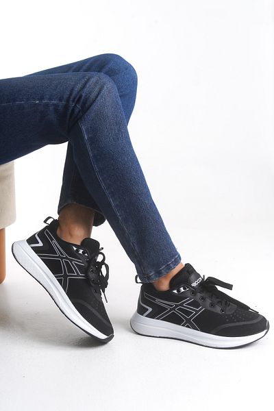 Riccon Graryll Unisex Sneaker 001218 Black White