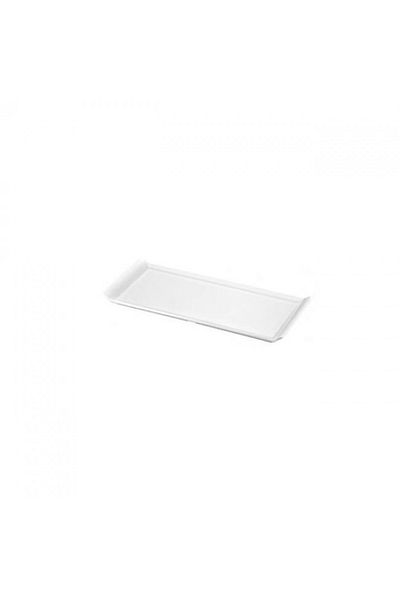 Raki Platou melamina servire dreptunghiulara RAKI BATON WHITE 16x38x2cm