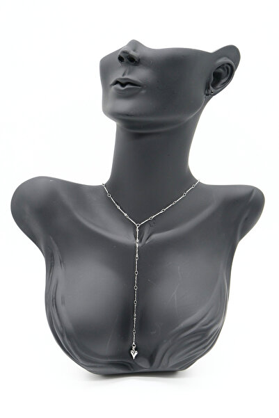 TAKIBOX Heart Dangle Steel Y Necklace