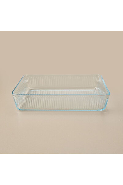 Paşabahçe Borcam Oven Tray - Transparent - 30X20 cm