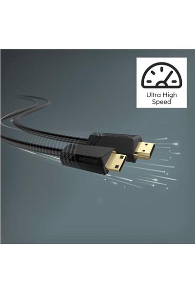 Hama HDMI - mini HDMI cable HAMA 205015, 1.5m, 4K HDR, gold-plated (Black)