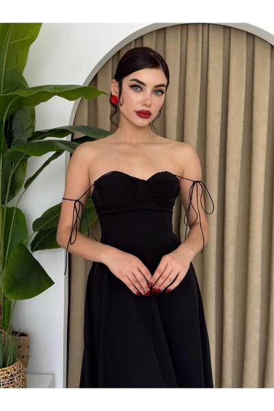 conconmoda Poplin Kiloş Uzun Elbise