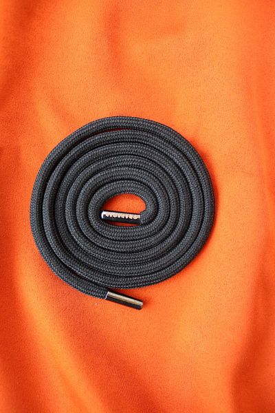 Assa Wood Tracksuit and Sweatshirt Hooded Rope 105 cm Round Lacing Black, 1 Piece