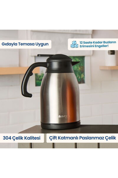 Genel Markalar Kitchen Çay Termosu - Inox - 2 lt