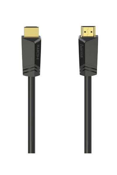 Hama Hama 205008 HDMI cable, 4k, Ethernet, 7.5 m, gold-plated (Black)