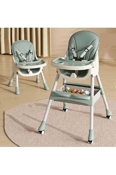 FULLJOY Multifunctional Adjustable Folding Dining Chair for Kids