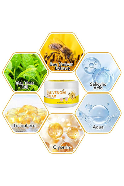 NOVA KISS Cremă cu venin de albine pentru îndepărtarea alunițelor și negilor, 100 g