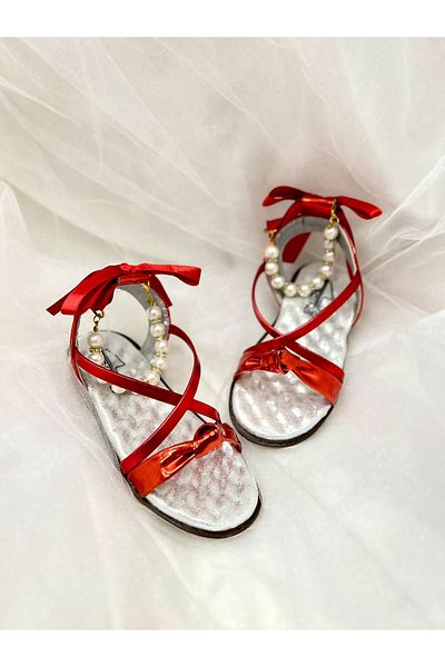 Görkem bebe ayakkabı ve tekstil Girl's Pearl Sandals