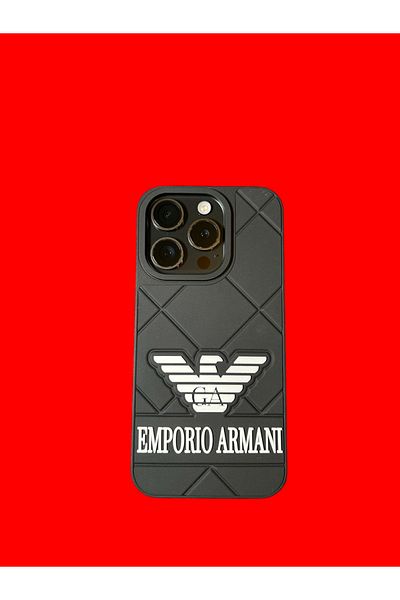 Emporio Armani Emporio Armani phone case, compatible with iPhone 14 PRO, black