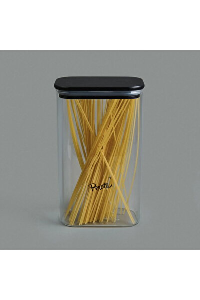 KUT FLY حاوية تخزين بورتر - أسود / شفاف - 1.5 لتر