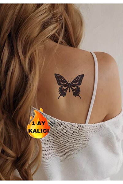 Mecit Tuhafiye 1 AY KALICI UFAK KELEBEK EL BİLEK VUCUT İÇİN GEÇİCİ DÖVME