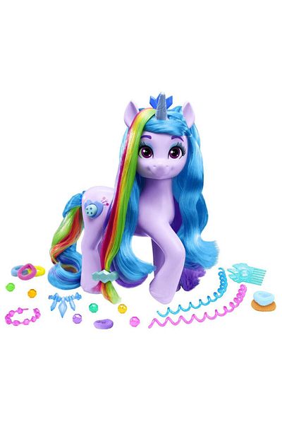 MY LITTLE PONY Figurina My Little Pony - Izzy Moonbow si coafurile curcubeu