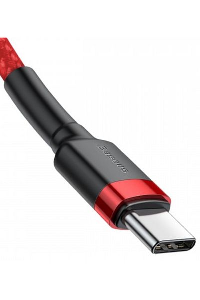 Baseus Baseus Cafule Series CATKLF-G09 data cable, Type-C - Type-C, 1 m (Red)