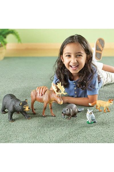 Learning Resources Set of 5 Learning Resources Forest Animals Figures, 18 months+