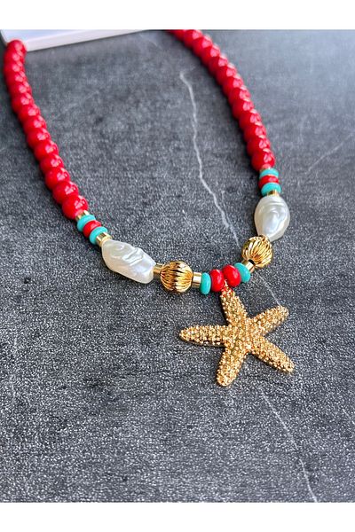 The Simu Starfish Pearl Necklace