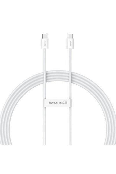 Baseus Baseus Superior Series 2 Cable, Fast Charging, USB-C to USB-C, 100W, 2m (White)