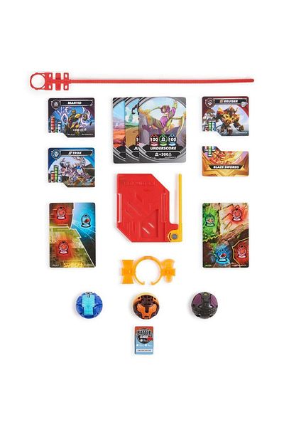 BAKUGAN Bakugan Starter Pack Set - Bruiser, Mantid, Titanium Trox
