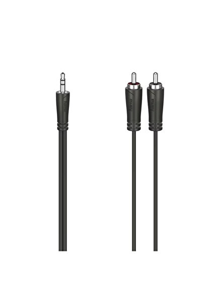 Hama Cablu audio Hama 205111, Jack 3.5mm - RCA, 3m (Negru)