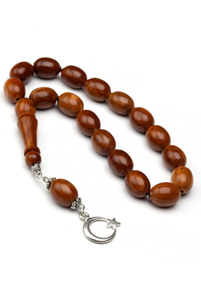 OTTOTESBİH Ανδρική ασημένια φούντα μασκότ Boy Kuka Tesbih