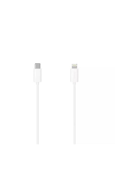 Hama Cablu de date Hama 200645, USB-C - Lightning, 1.5 m (Alb)