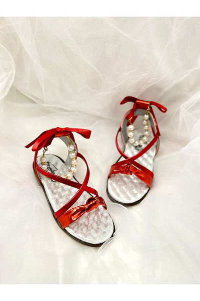 PARLAVERA Girl's Pearl Sandals