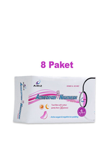 Pembe Gün Airiz Günlük Ped 30'lu - Active Oxygen & Negative Ion - Ince, Ferah...