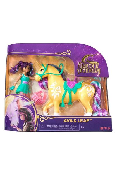 Unicorn Academy Unicorn Academy Playset - Unicorn Leaf and Ava Doll