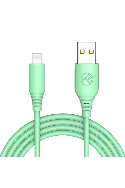 TELLUR Cablu silicon Tellur USB to Lightning, 3A, 1m, Verde