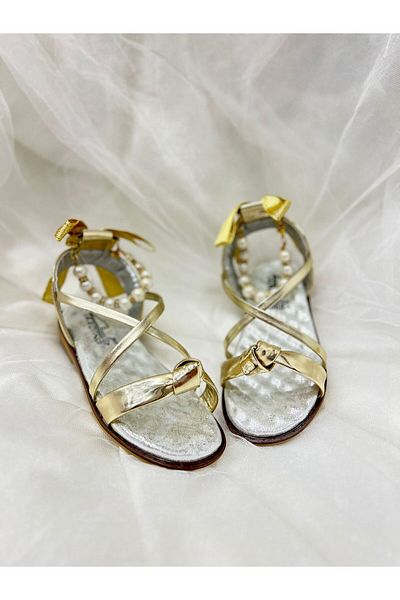 PARLAVERA Girl's Pearl Sandals