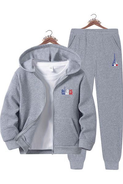 HOFFNUNG Full Zip Eiffel Tower Oversize Summer Mode