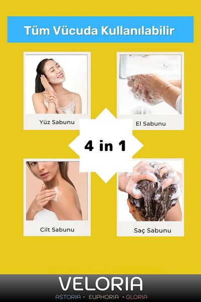 Veloria Premium 100% Natural Organic Facial Hair Body Skin Balancing Beautifully Scented Quince Seed Soap 3 Pieces