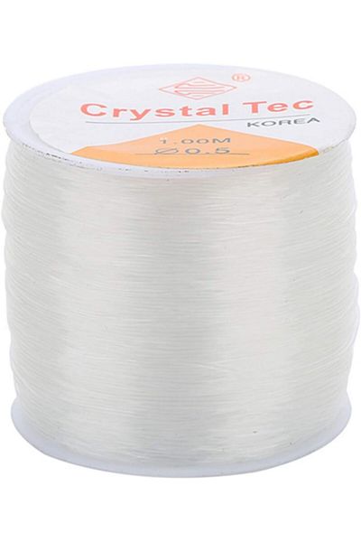 Generic Strong Crystal Elastic Beading Cord Thread String For DIY Bracelet Jewelry Making 1mm - Sadeqeen
